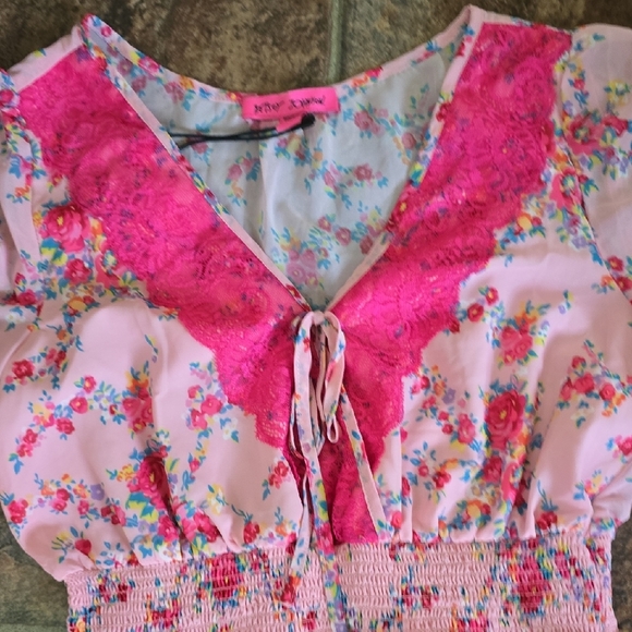 Betsey Johnson Pink Floral Dress - Picture 9 of 15